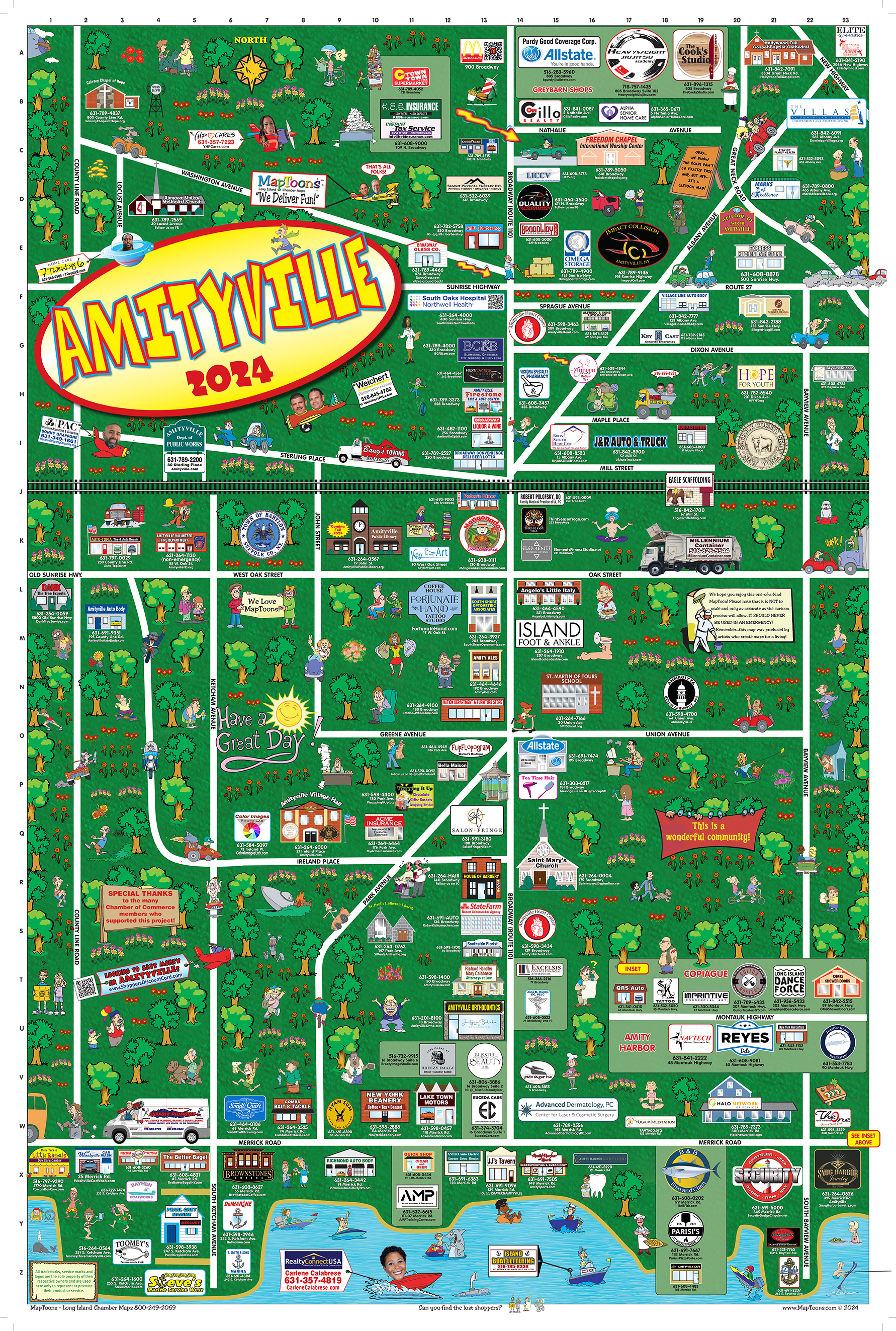 Amityville-Map