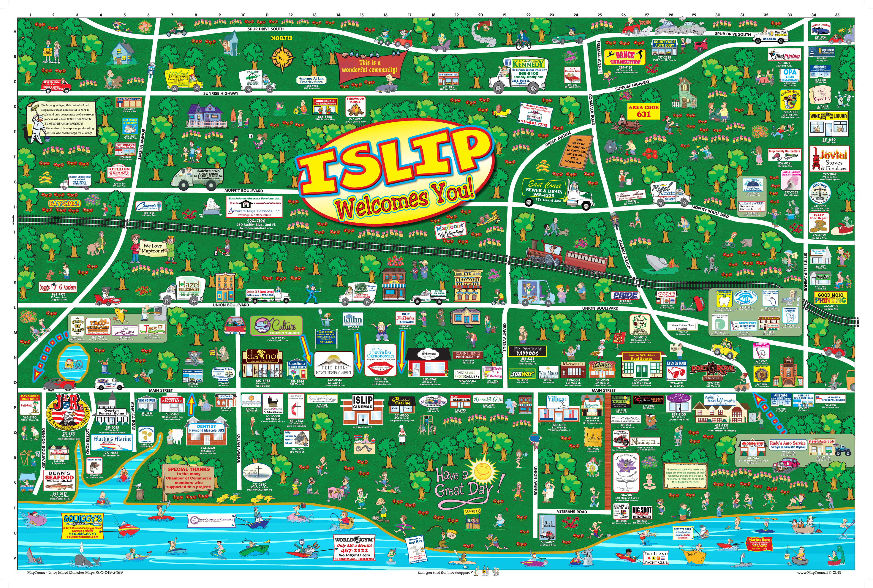Islip Map