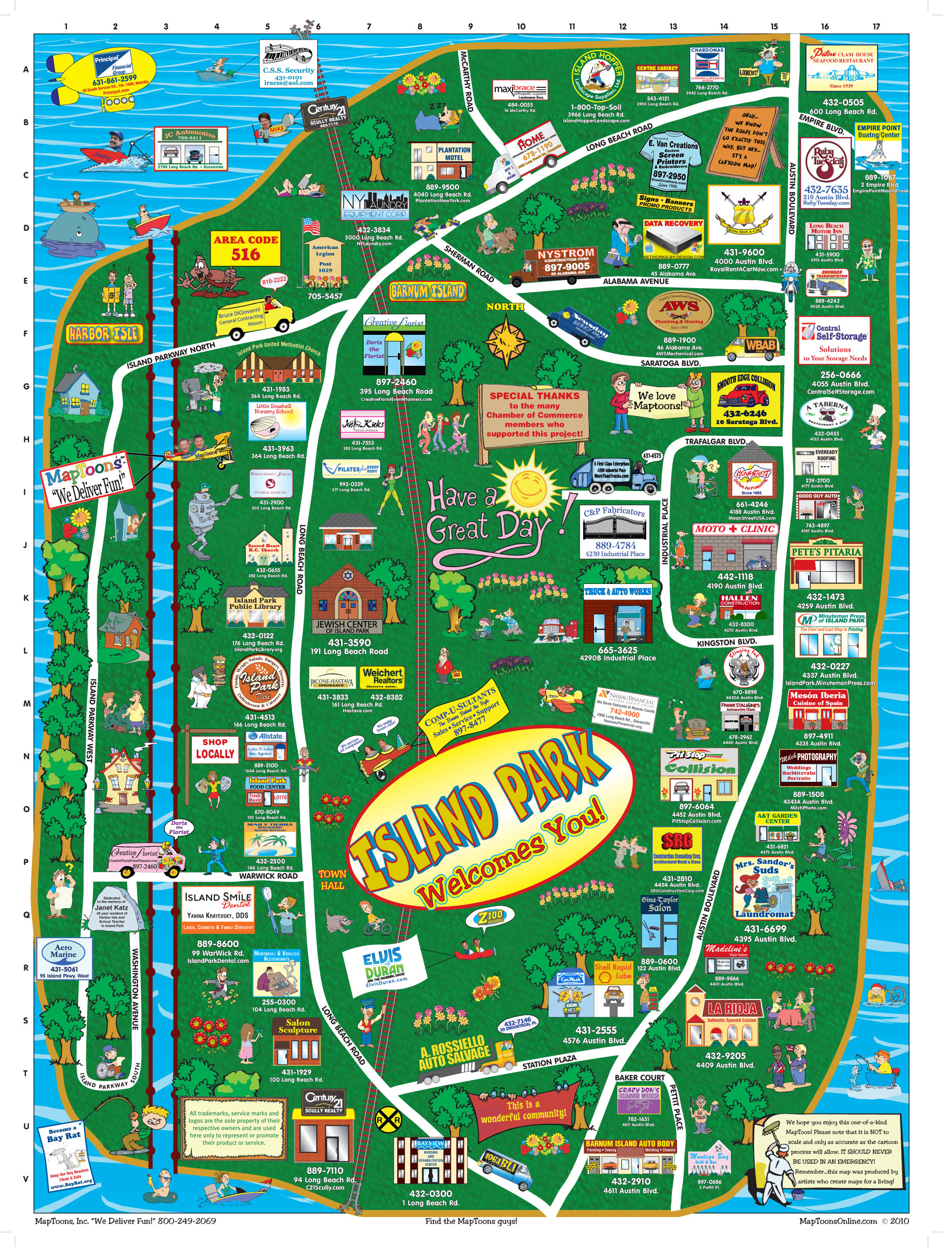 Island-Park map