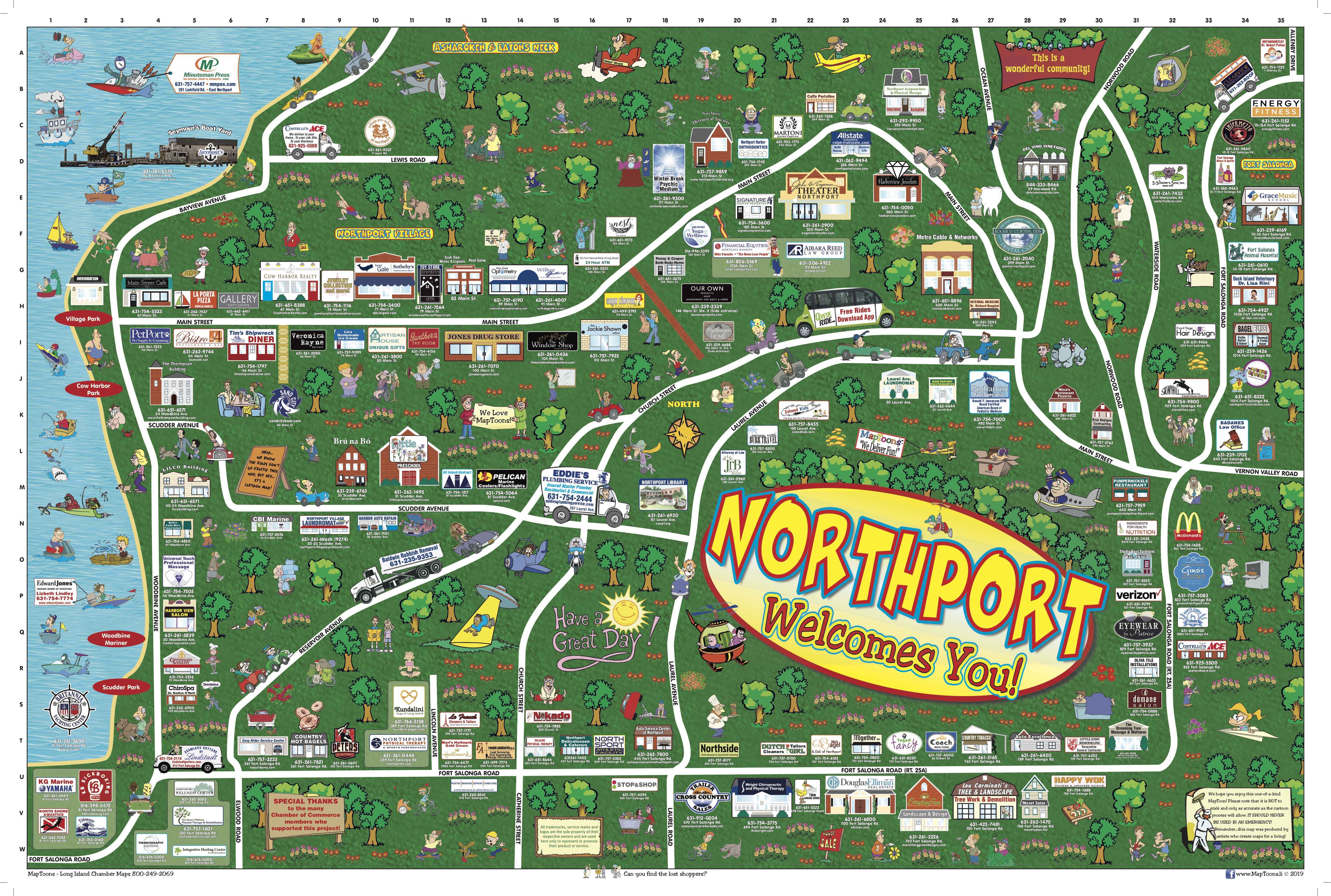 Northport map